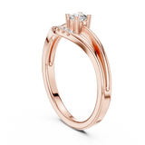 Gold Ring L03-1336, Rose Gold