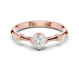 Gold Ring DDLR-796, Rose Gold
