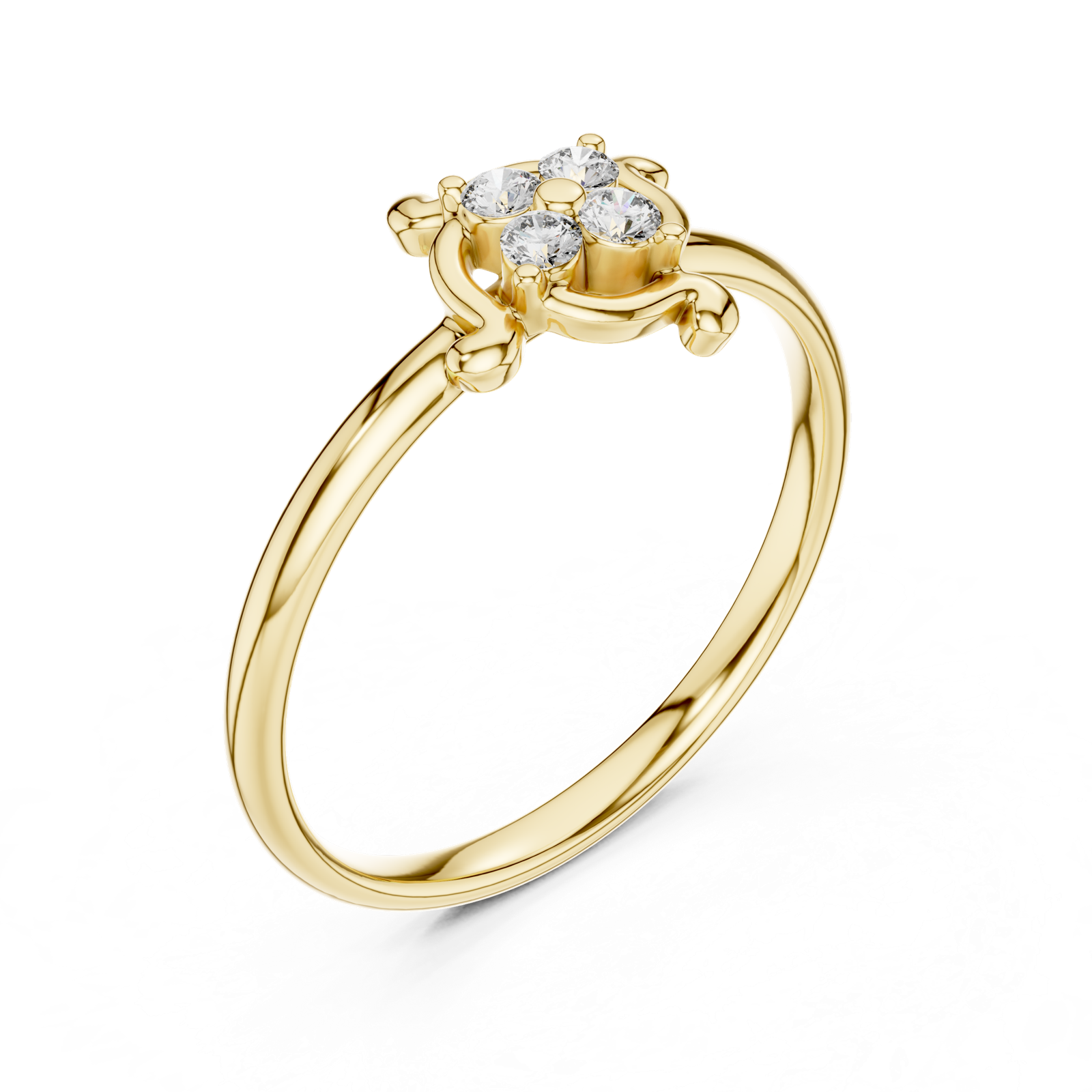 Gold Ring 1 (362), Yellow Gold, view 2
