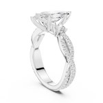 Gold Ring DDLR-1035, White Gold, view 1
