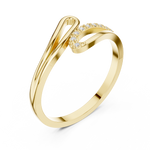 Gold Ring DDLR-476, Yellow Gold, view 2