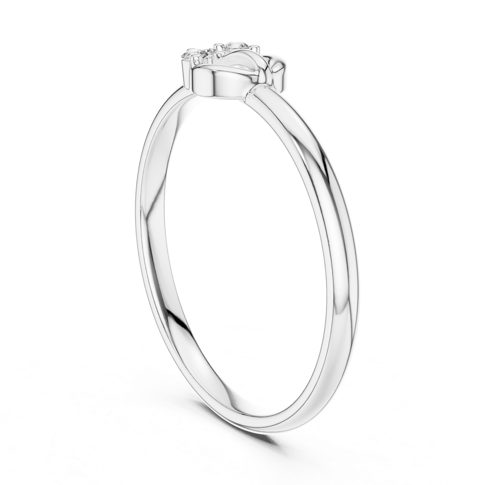 Gold Ring 1 (383), White Gold, view 1