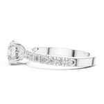 Gold Ring DDLR-1097, White Gold, view 3