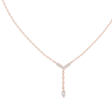 Gold Pendant GPD-0032, Rose Gold, view 1