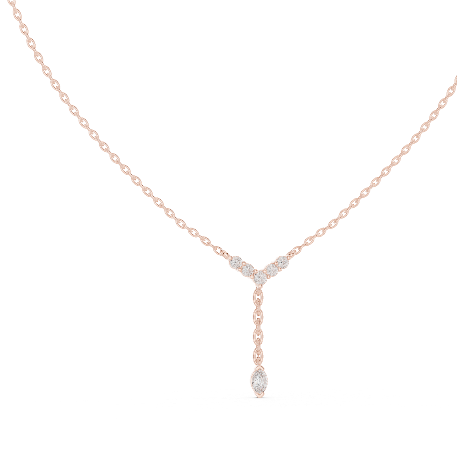 Gold Pendant GPD-0032, Rose Gold, view 1
