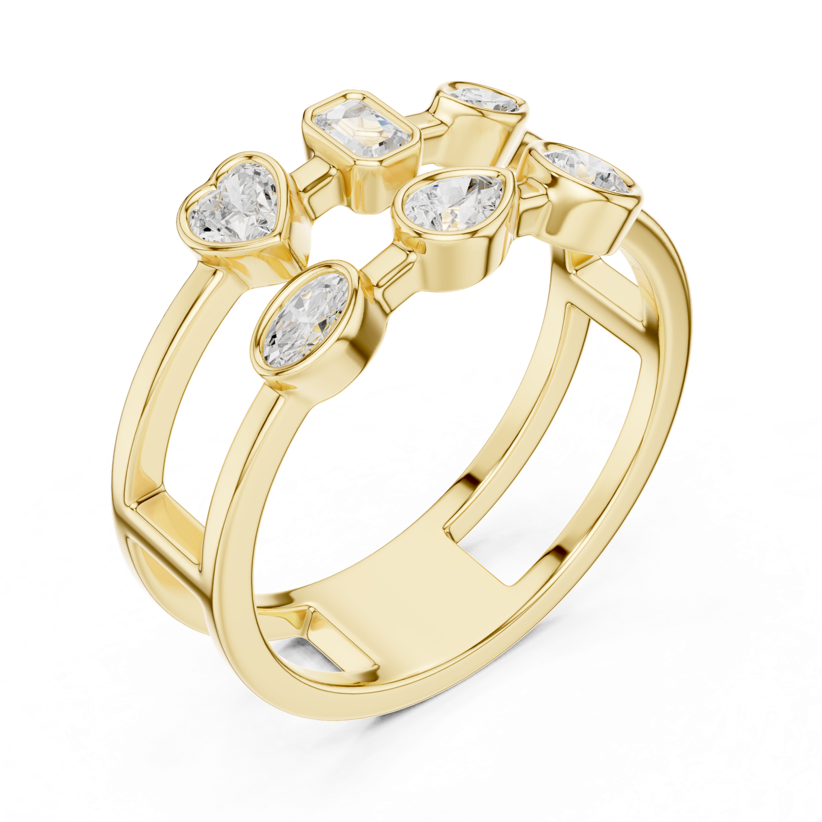 Gold Ring SBWR(16), Yellow Gold, view 2
