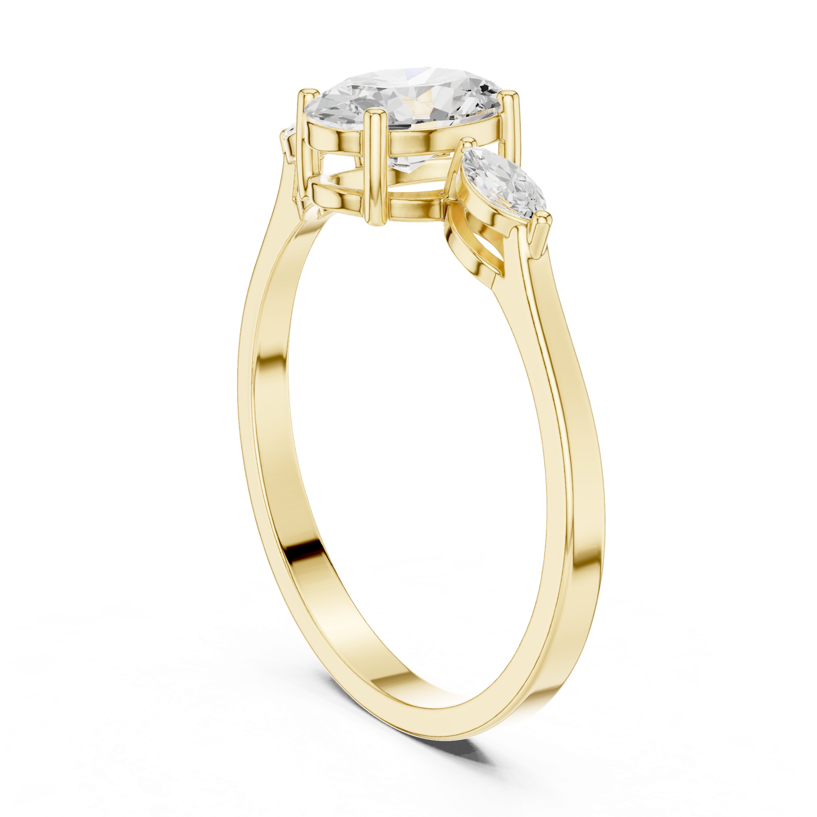Gold Ring HLR-45, Yellow Gold
