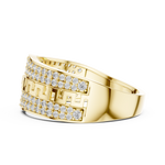 Gold Ring LR-01 (16), Yellow Gold, view 3