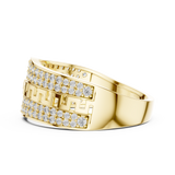 Gold Ring LR-01 (16), Yellow Gold, view 3