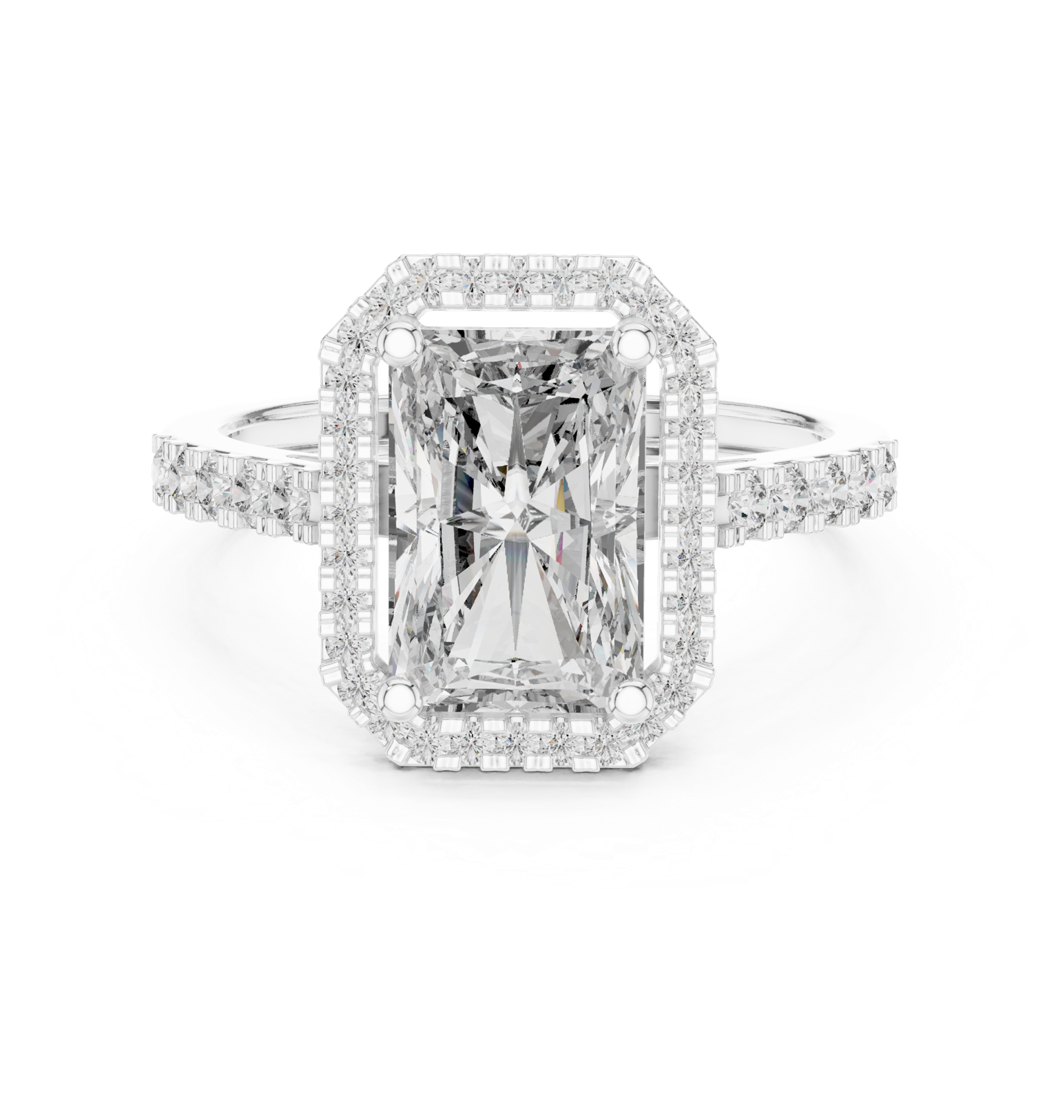 Gold Ring FDF, White Gold, view 4