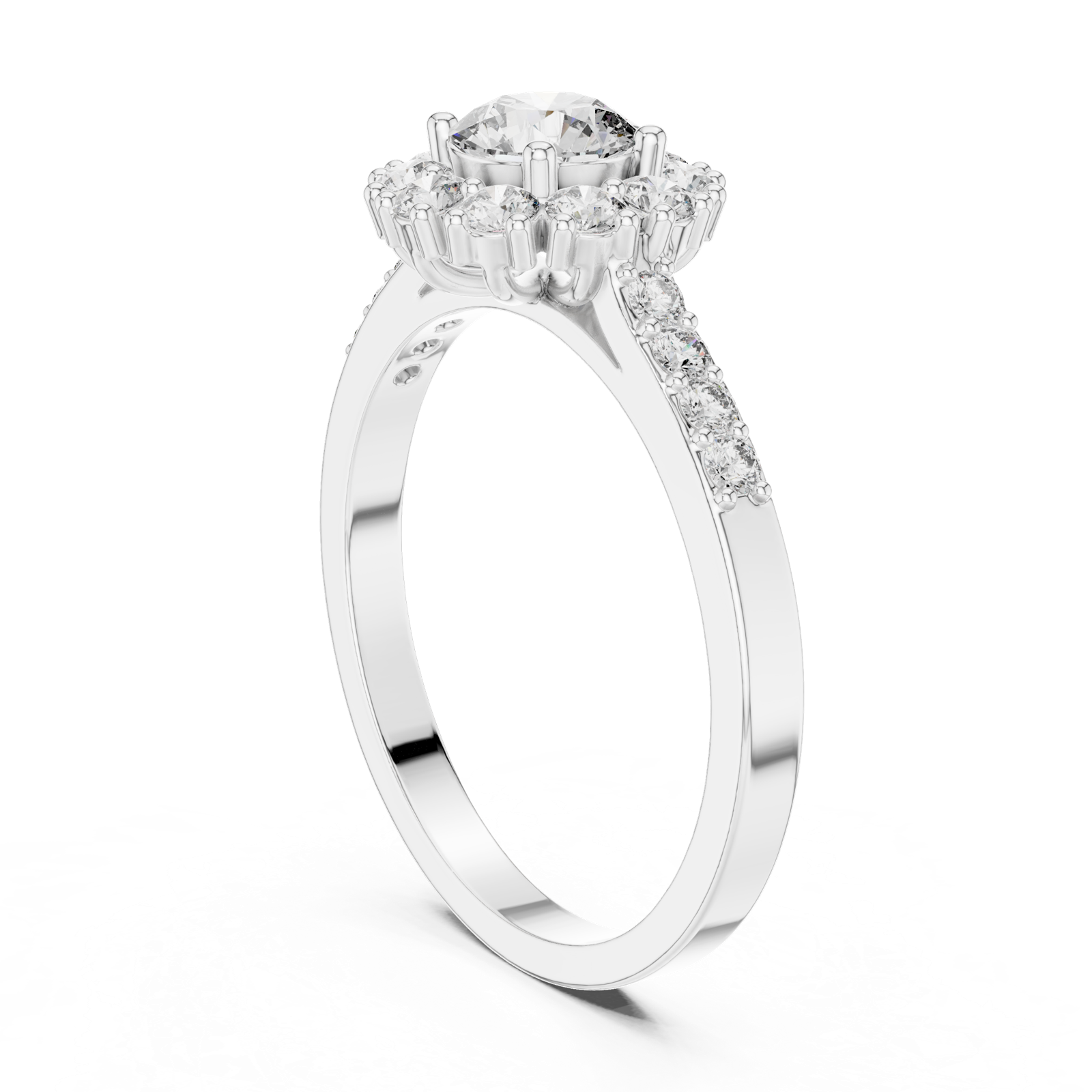 Gold Ring ALR-66, White Gold