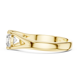 Gold Ring LR-0009, Yellow Gold, view 3