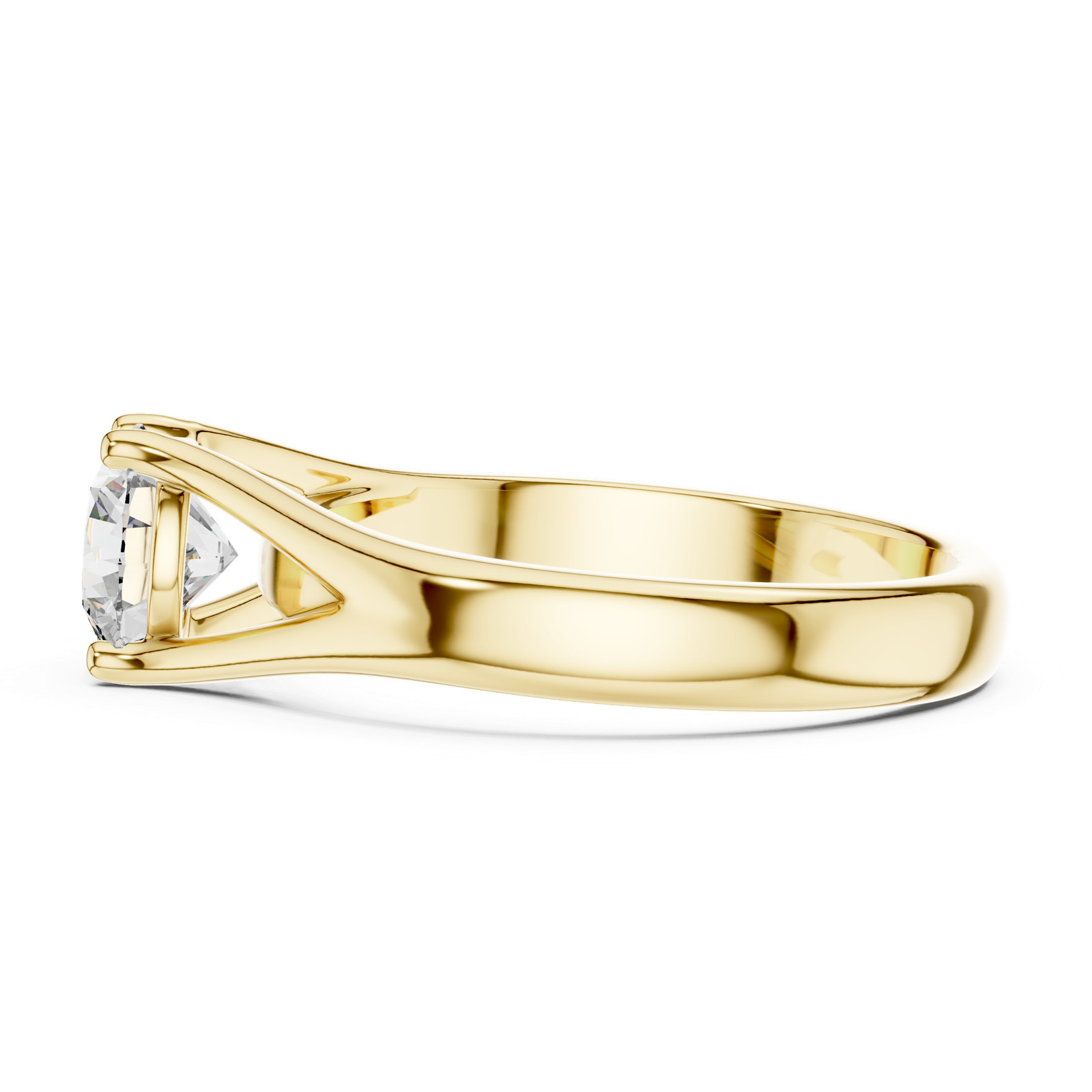 Gold Ring LR-0009, Yellow Gold, view 3