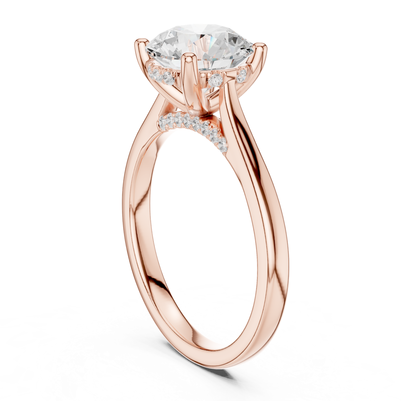 Gold Ring DDLR-991, Rose Gold