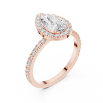 Gold Ring DDLR-1085, Rose Gold, view 2