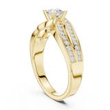 Gold Ring LR-0292, Yellow Gold, view 1