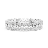 Gold Ring R39, White Gold, view 3