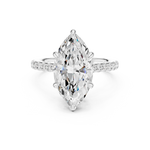 Gold Ring DDLR-1026, White Gold, view 4