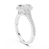 Gold Ring DDLR-913, White Gold, view 1