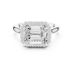 Gold Ring DDLR-332, White Gold, view 4