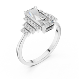 Gold Ring 00001L (40), White Gold, view 2