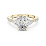 Gold Ring DDLR-184, Yellow Gold, view 4