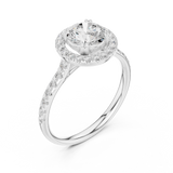 Gold Ring DDLR-792, White Gold, view 2