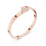 Gold Ring DDLR-720, Rose Gold, view 2
