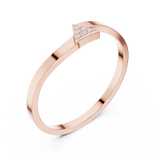 Gold Ring DDLR-720, Rose Gold, view 2