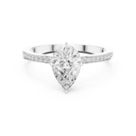 Gold Ring DDLR-1091, White Gold, view 4