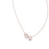 Gold Pendant GPD-0016, Rose Gold, view 2