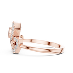 Gold Ring LR-01 (81), Rose Gold, view 3
