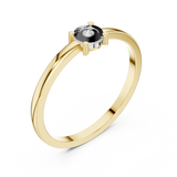 Gold Ring DDLR-413, Yellow Gold, view 2