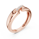Gold Ring SBMR(24), Rose Gold, view 2