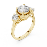 Gold Ring DDLR-276, Yellow Gold, view 2