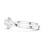 Gold Ring DDLR-841, White Gold, view 3
