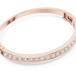 14K Solid Gold Lab Diamond Bracelet, Rose Gold, view 2