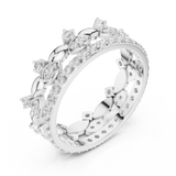 Gold Ring R31, White Gold, view 2