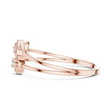 Gold Ring 1 (155), Rose Gold, view 3