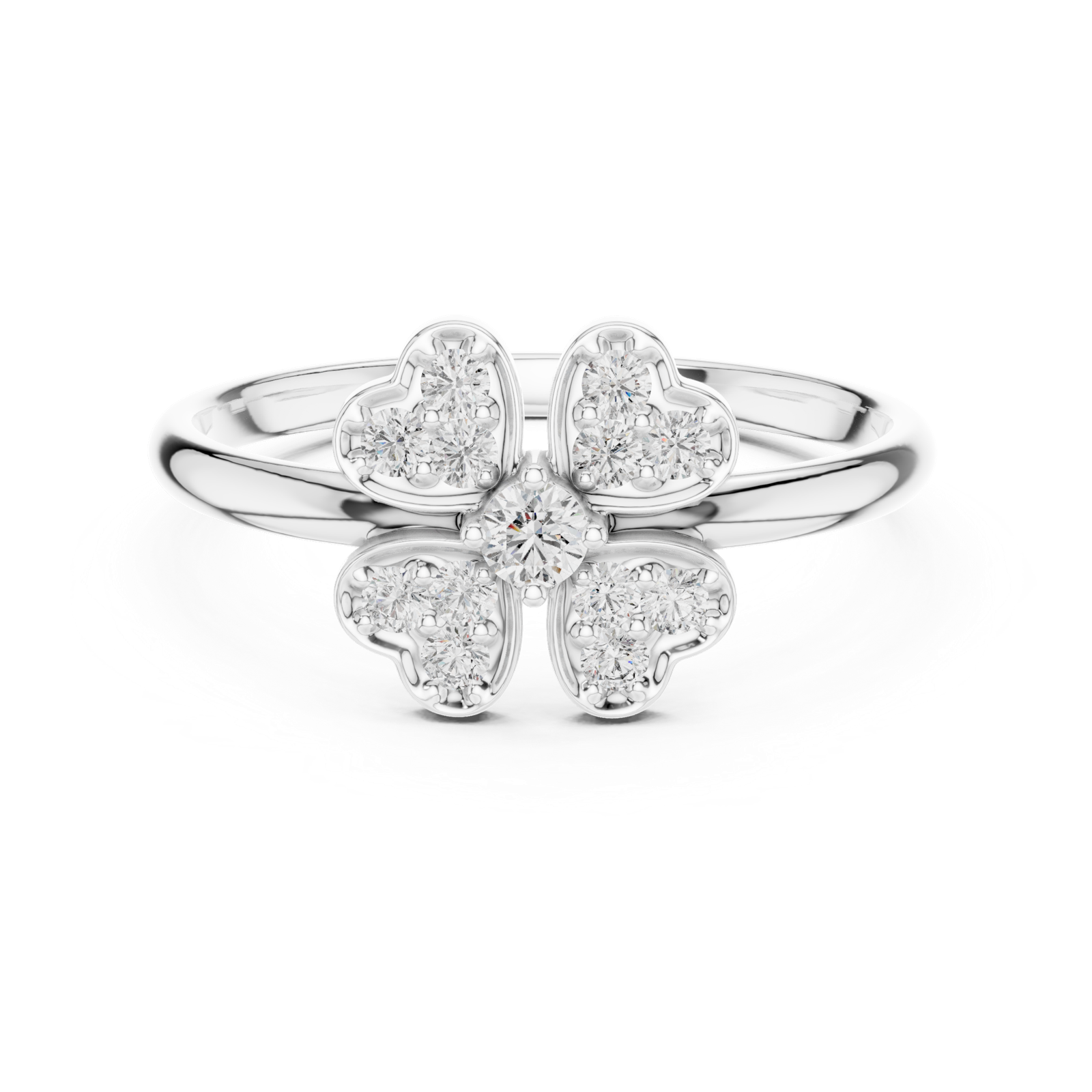 Gold Ring 1 (339), White Gold, view 4