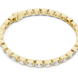 14K Solid Gold Lab Diamond Bracelet, Yellow Gold, view 2