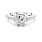 Gold Ring DDLR-858, White Gold, view 4