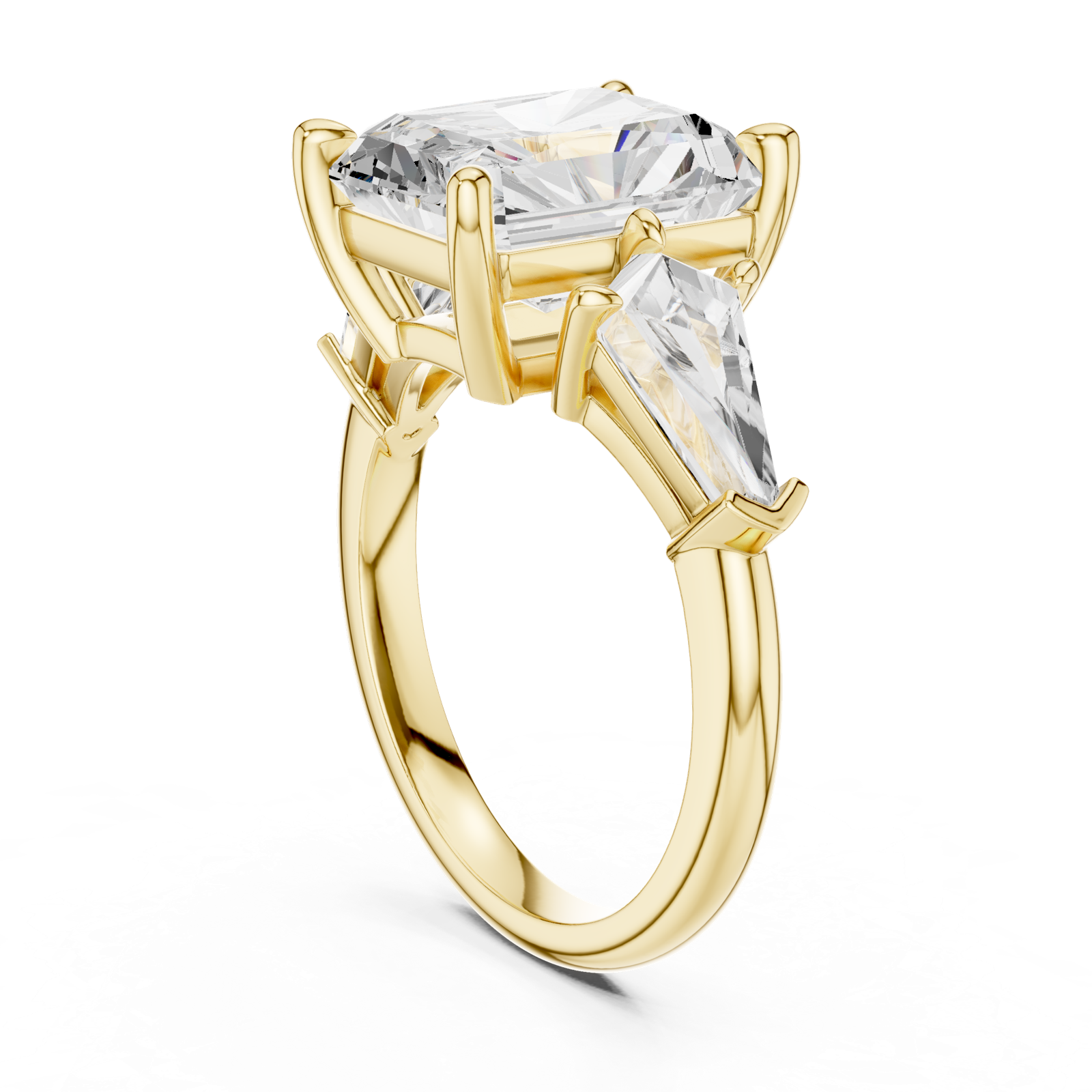 Gold Ring DDLR-1049, Yellow Gold, view 1