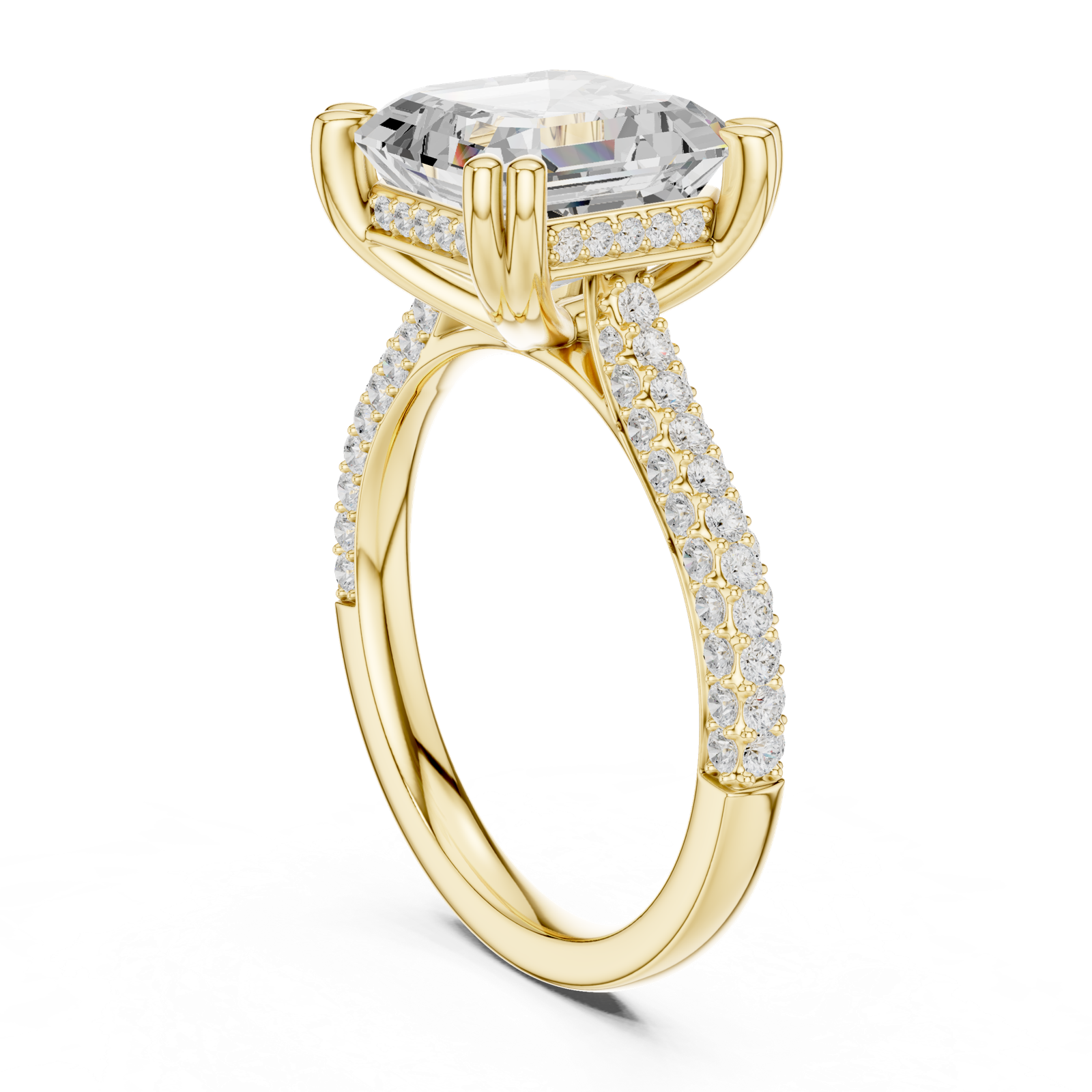 Gold Ring DDLR-952, Yellow Gold, view 1