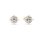 Gold Earrings GER-0355, Yellow Gold