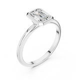 Gold Ring DDLR-1075, White Gold, view 2