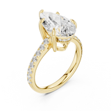 Gold Ring DDLR-1028, Yellow Gold, view 2