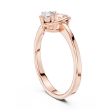 Gold Ring DDLR-840, Rose Gold, view 1