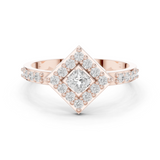 Gold Ring DDLR-745, Rose Gold