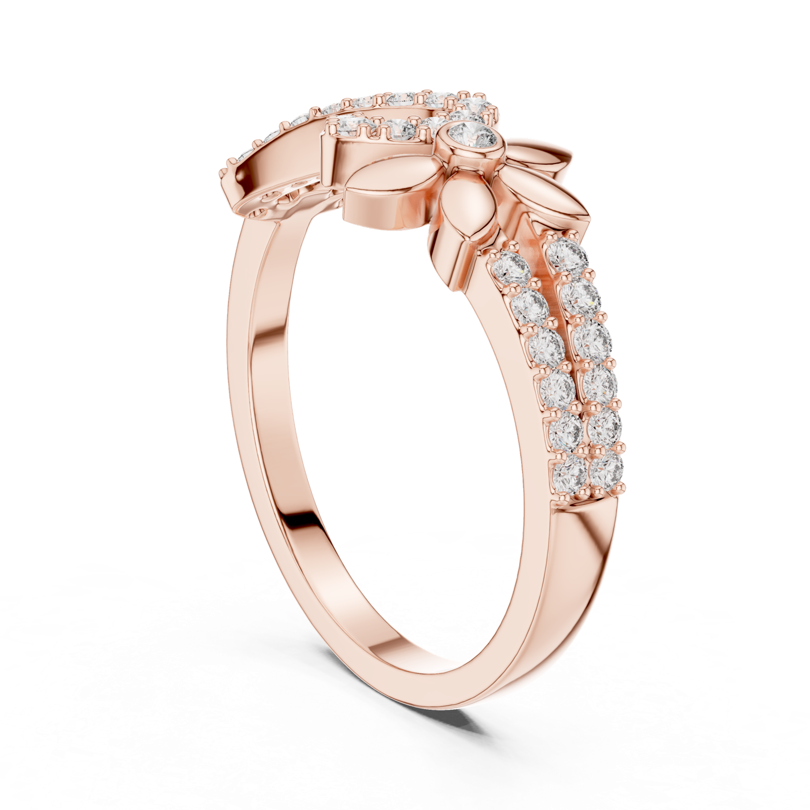 Gold Ring LR-01 (78), Rose Gold
